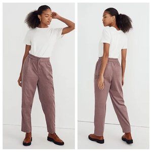 Madewell Pants Sz M Corduroy Pull-On Tapered NWT